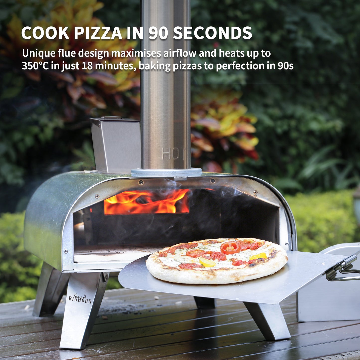 12" Multi-Fuel Pizza Oven - Pellet + Gas