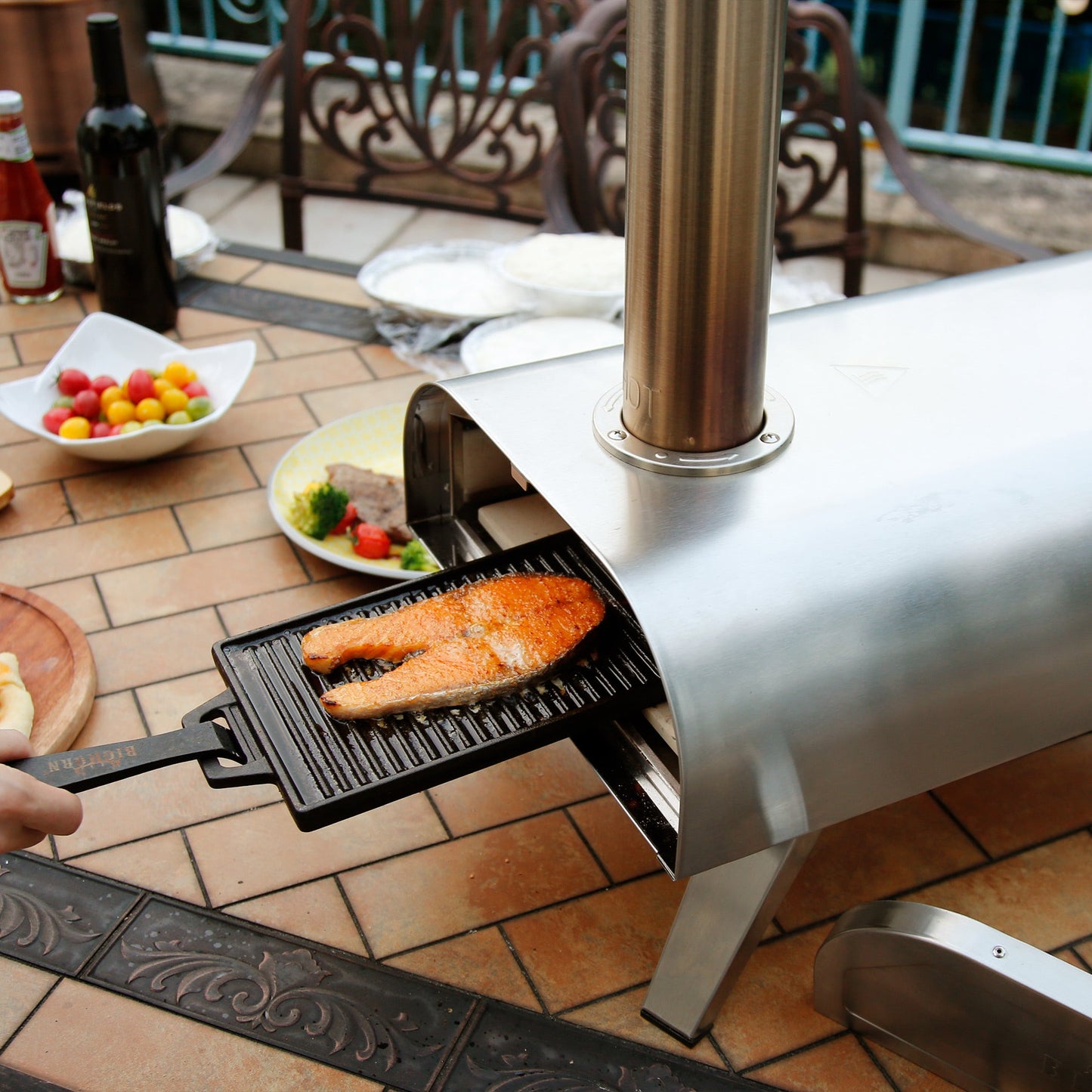 12" Multi-Fuel Pizza Oven - Pellet + Electric