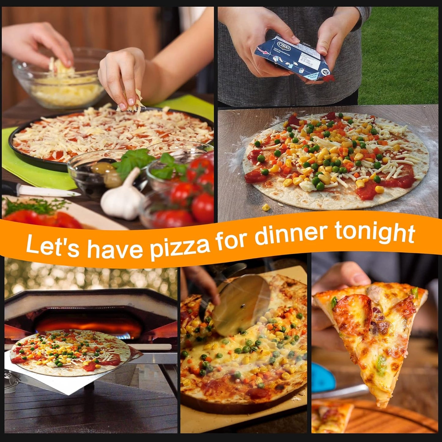 12" Portable Propane Gas Pizza Oven - Stainless Steel