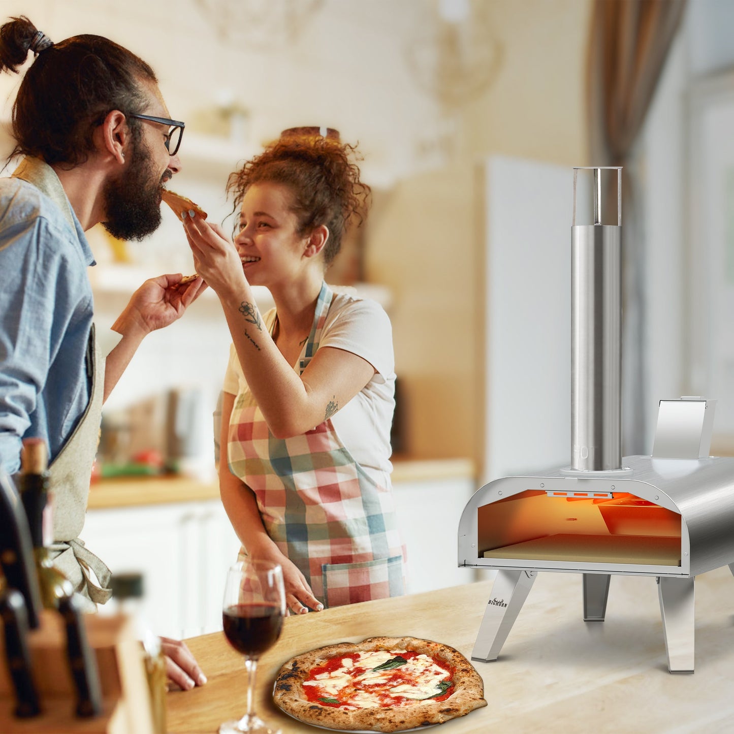 12" Multi-Fuel Pizza Oven - Pellet + Electric