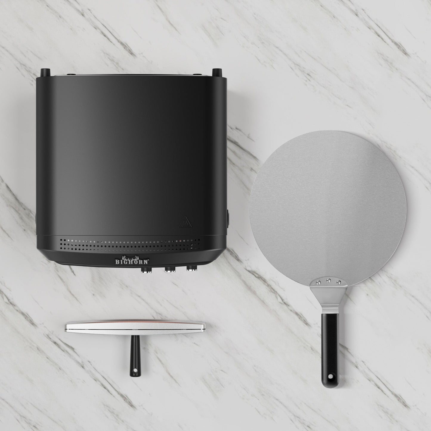 14" Indoor Electric Countertop Pizza Oven - 6 Preset Modes, Black